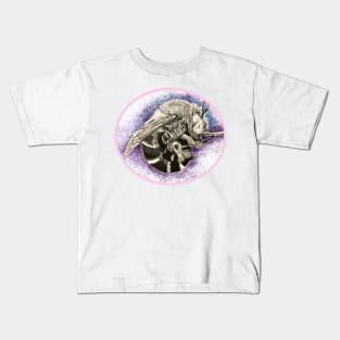 Curled Bee Colour Kids T-Shirt